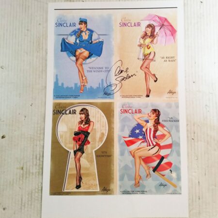 Pin Up Poster Claire Sinclair - Playboy Playmate' Gesigneerd | Playboy