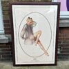 Pin Up Varga Sleepy Time Gal Poster In Lijst | Fiftiesstore