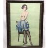 Pin up Meisje Naakt Litho In Lijst | The Dutch Pickers