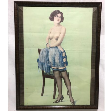 Pin up Meisje Naakt Litho In Lijst | The Dutch Pickers