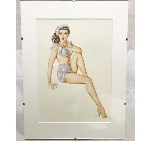 Pin up Meisje Stil Gelimiteerd Art In Lijst Met Glas | The Dutch Pickers