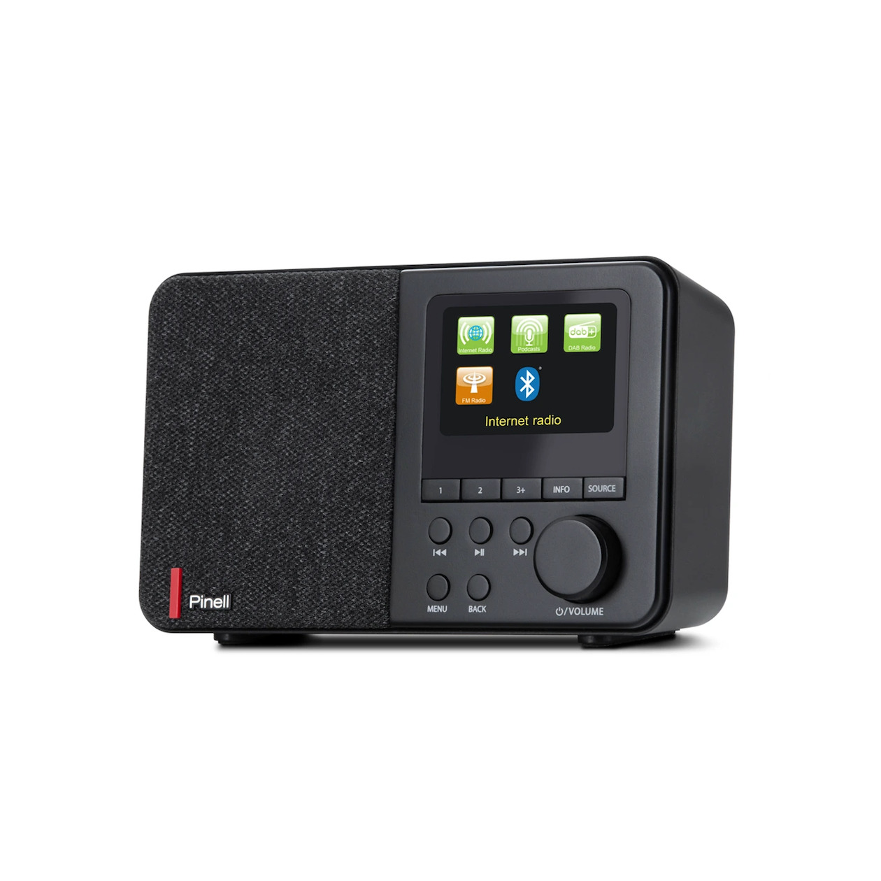 Pinell Supersound 102W Hybride radio Zwart | Pinell