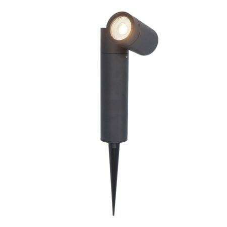 Pinero LED prikspot - GU10 4 Watt 345 Lumen - Dimbaar - Kantelbaar - 4000K neutraal wit - IP64 Waterdicht - Zwart - Tuinspot - Pinspot | HOFTRONIC