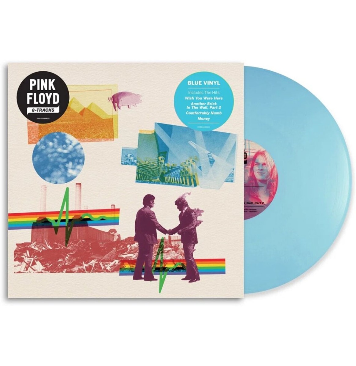 Pink Floyd - 8-Tracks (Blauw Vinyl) (LP) | Fiftiesstore