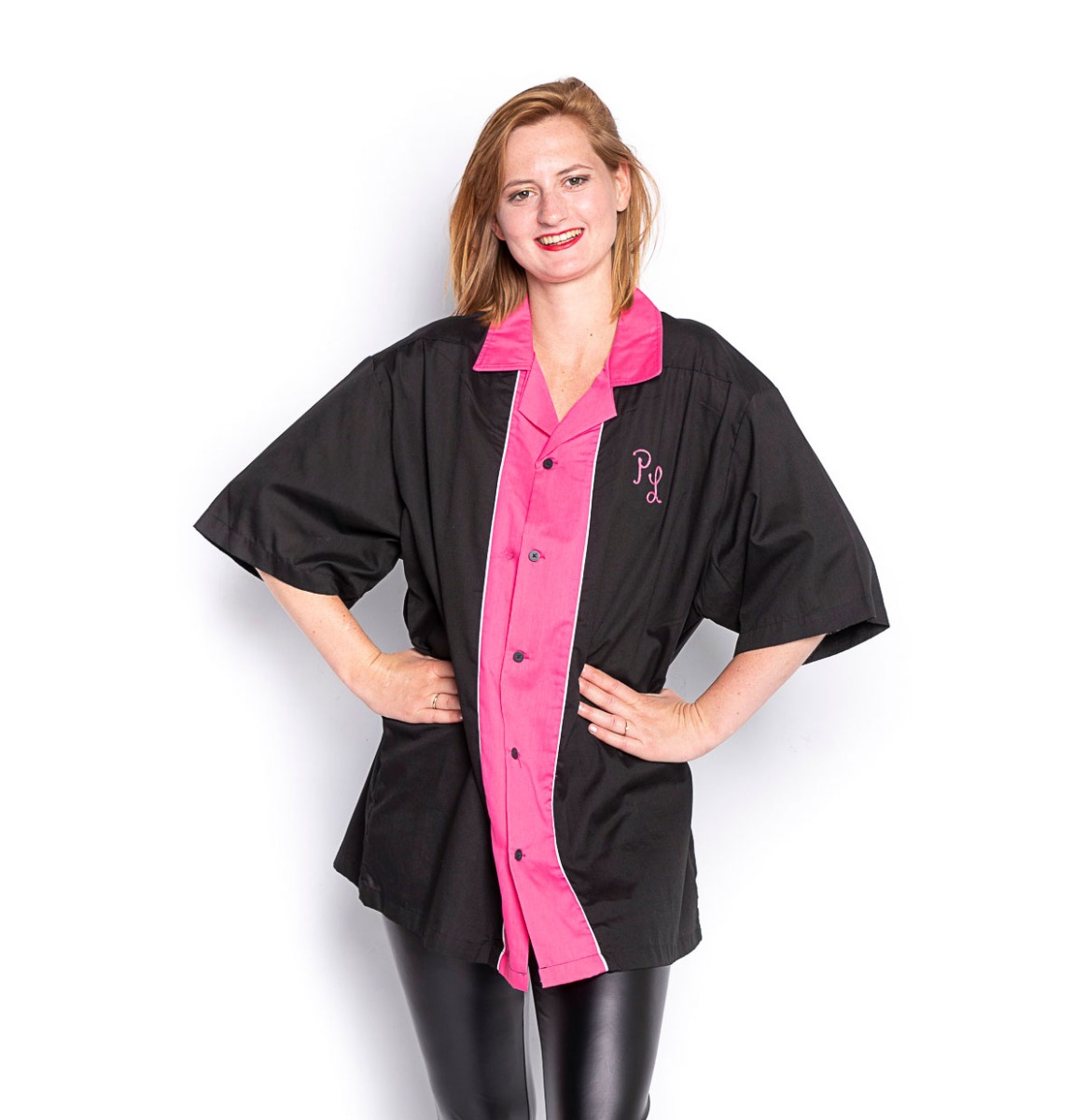 Pink Ladies Bowling Shirt PL Stitches - XL (Gebruikt) | 24% korting | Cruisin' USA