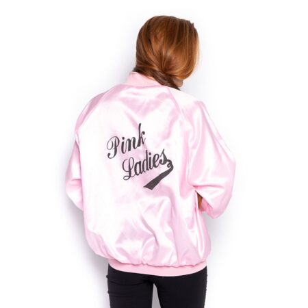 Pink Ladies Satin Jacket-M | 30% korting | Fiftiesstore