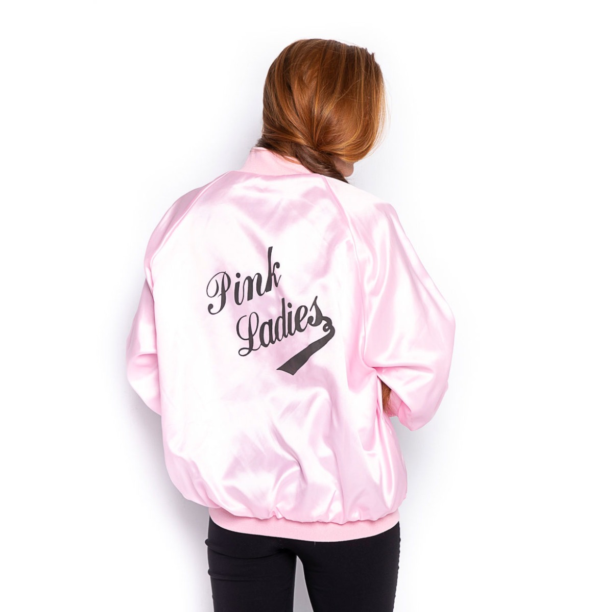 Pink Ladies Satin Jacket-M | 30% korting | Fiftiesstore