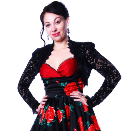 Pinup Couture Lace Bolero Laura Byrnes
