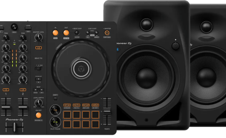 Pioneer DJ DDJ-FLX4 + Pioneer DJ HDJ-X7 Zwart + Pioneer DJ DM-50D-BT Zwart