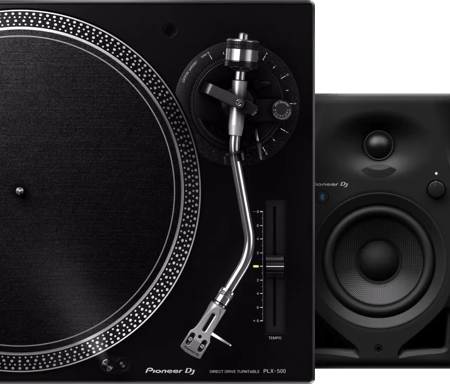 Pioneer DJ PLX 500 Zwart + Pioneer DJ DM-40D-BT Zwart