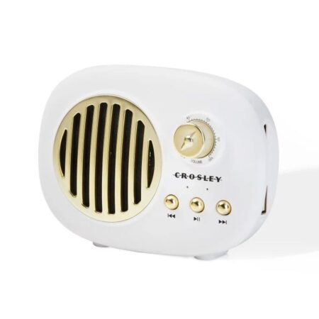 Piper Retro Portable Bluetooth Speaker - Wit | Fiftiesstore