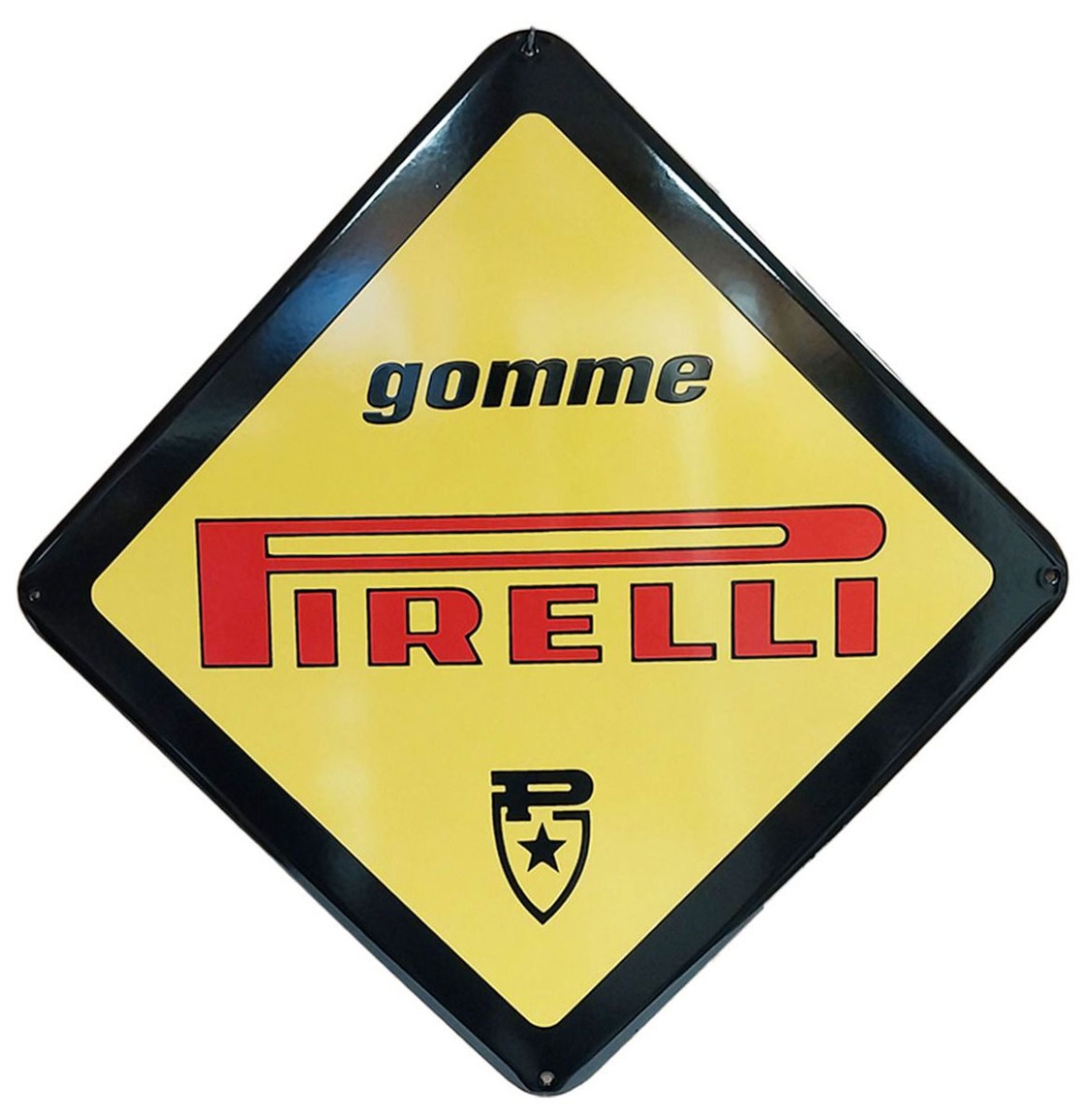 Pirelli Gomme Emaille Bord - 60 x 60cm | Pirelli