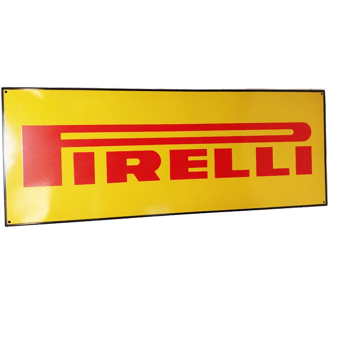 Pirelli Logo Emaille Bord - 35 x 90 cm | Pirelli