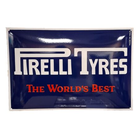 Pirelli Tyres Emaille Bord - 60 x 40cm | Pirelli