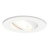 Pittsburg LED inbouwspot - GU10 4 Watt 345 Lumen - 4000K Neutraal wit - Dimbaar - Rond - Kantelbaar - IP20 Voor binnen - Wit | HOFTRONIC