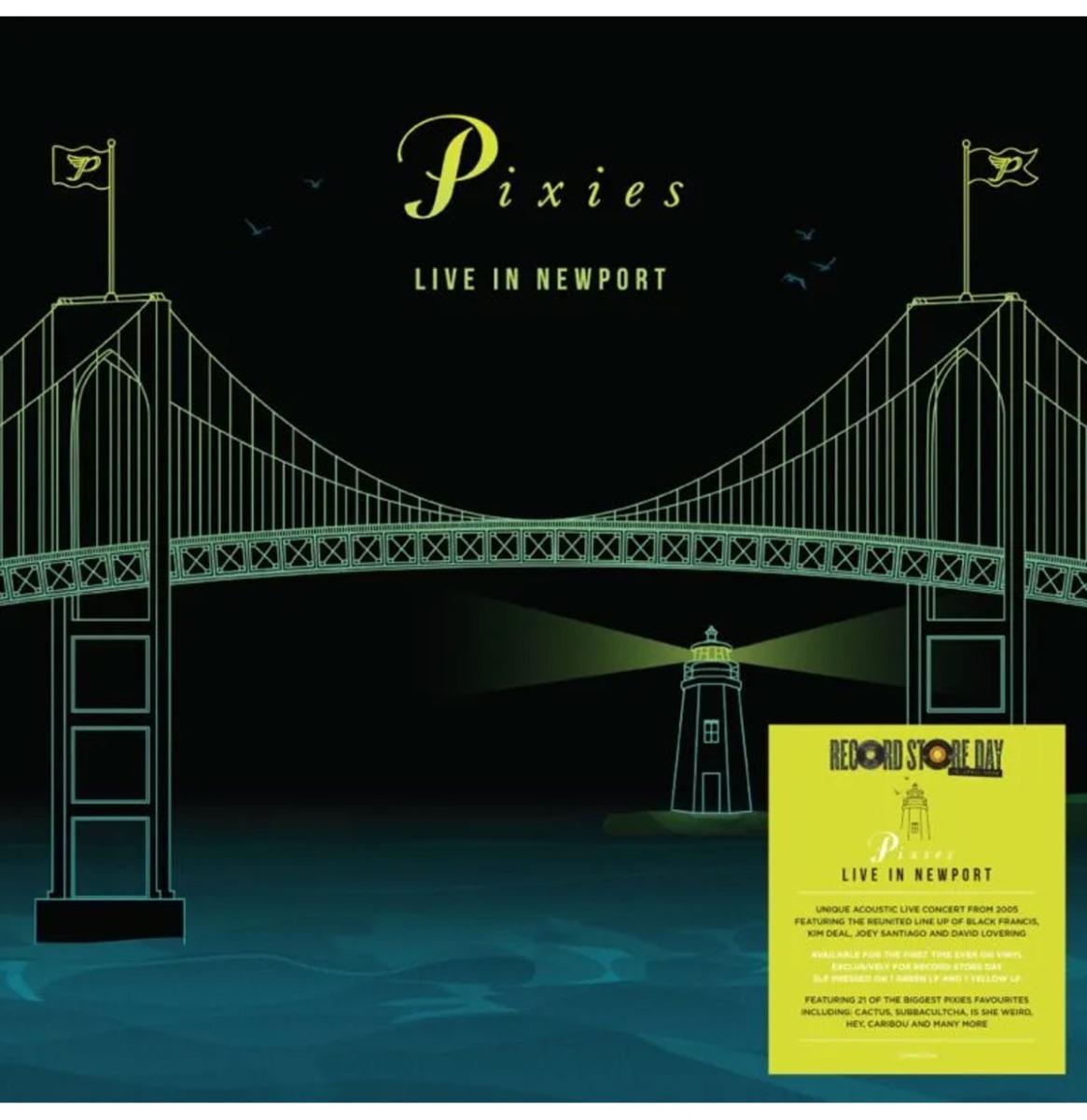 Pixies - Live In Newport (Groen & Geel Vinyl) (Record Store Day 2026) 2 (LP) | Fiftiesstore