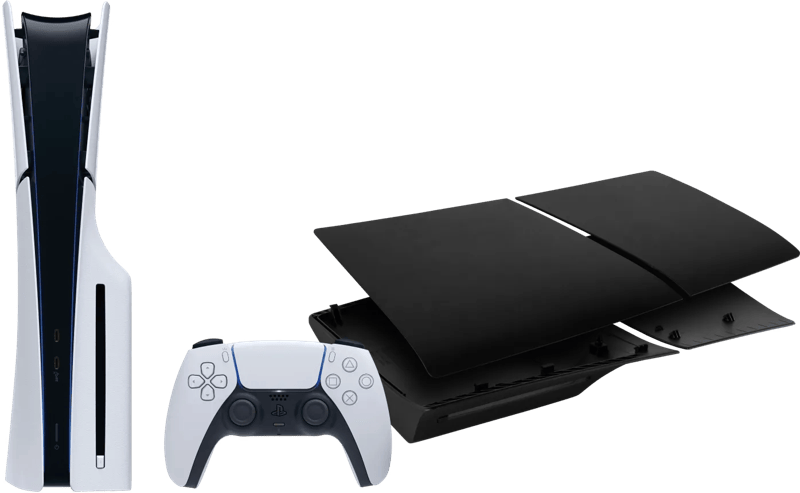 PlayStation 5 Slim Disc Edition + Covers Zwart