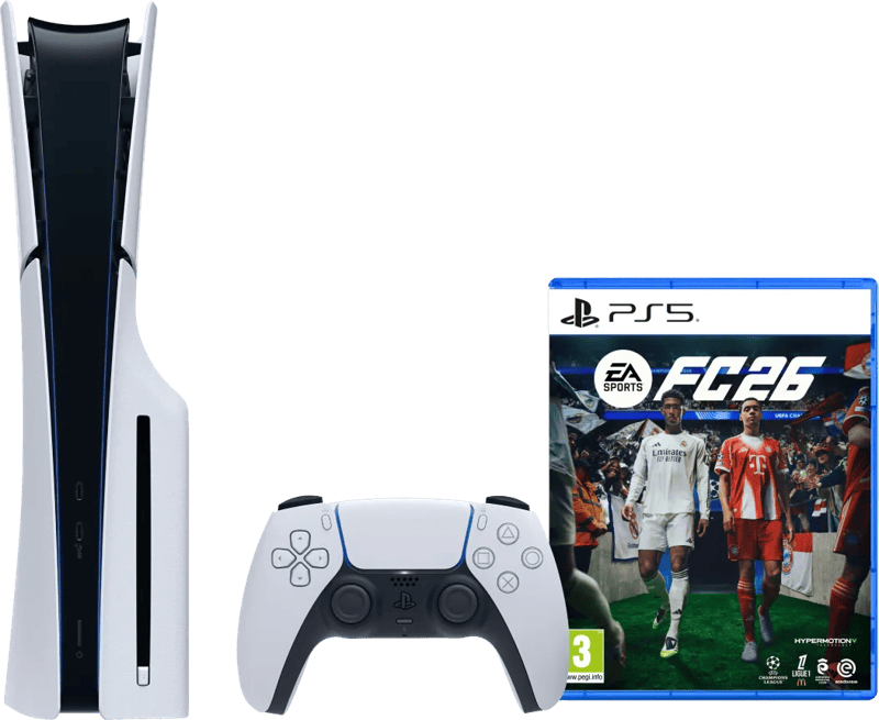 PlayStation 5 Slim Disc Edition + EA Sports FC 26