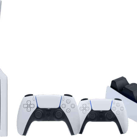 PlayStation 5 Slim Disc Edition + Extra Controller Wit + Oplaadstation