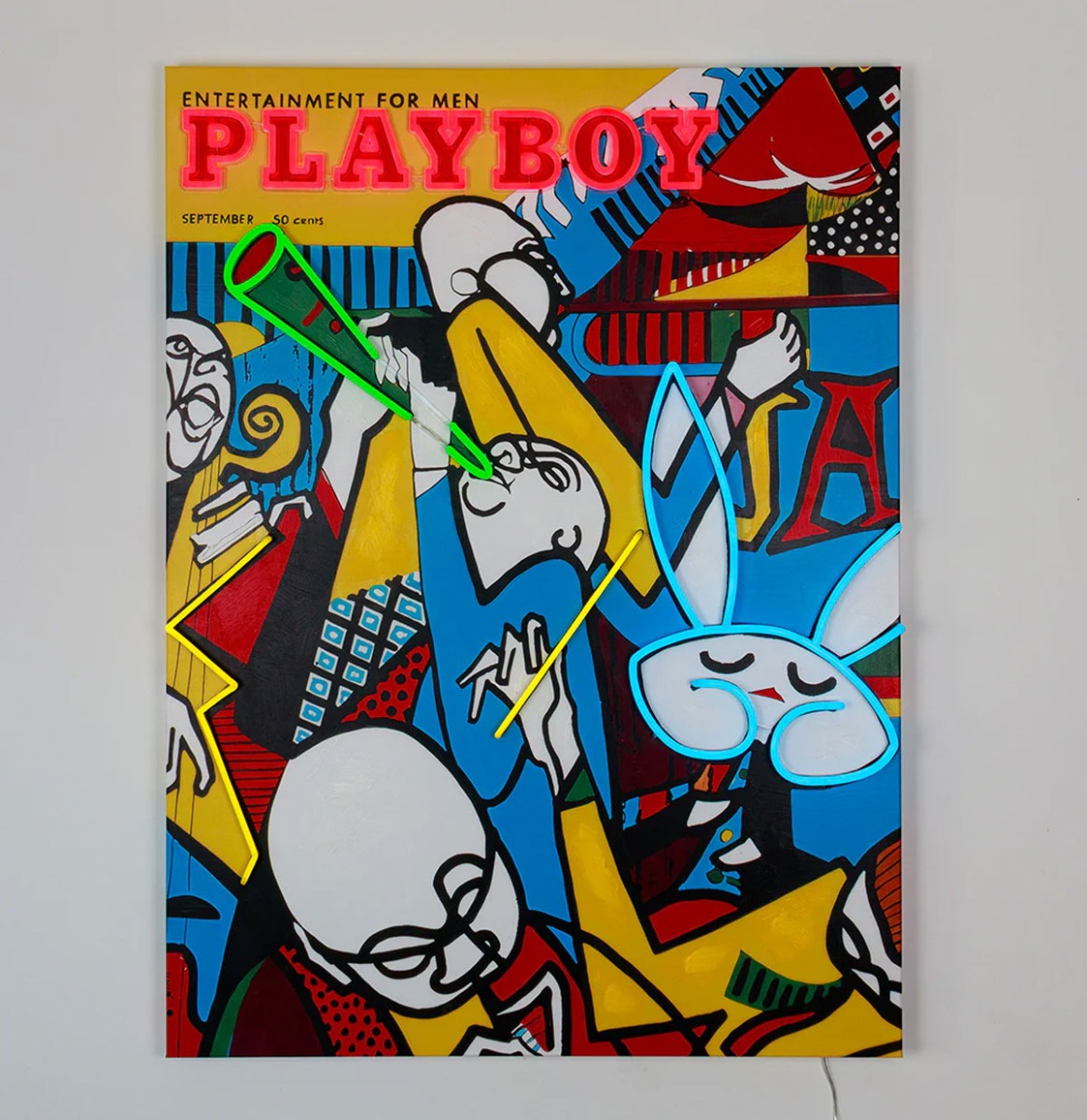 Playboy Wall Art - Jazz Cover (LED Neon) | Playboy