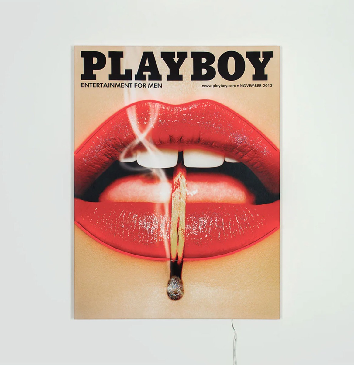Playboy Wall Art - Match Cover (LED Neon) - Klein | Playboy