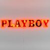 Playboy Woordmark - Wandbord Neon - Oranje LED | Playboy
