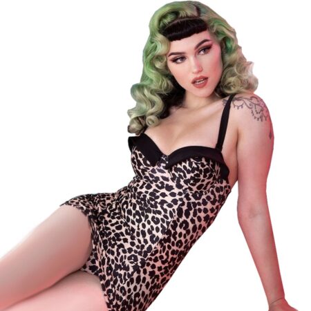 Playful Promises Leopard Skirted Swimsuit-34 (NL)/ 8 (UK) | 41% korting | Collectif