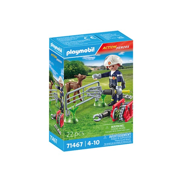 Playmobil 71467 Action Heroes Dierenbescherming Brandweer | Playmobil