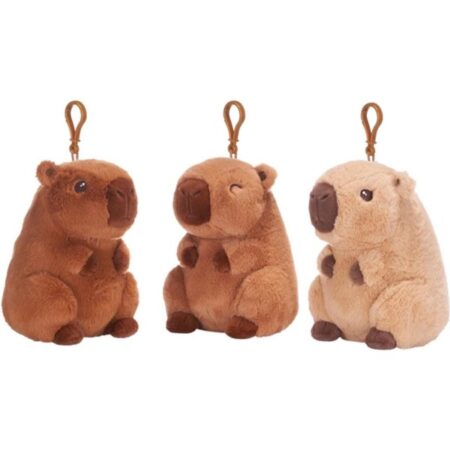 Pluche Capybara Bag Clip 12 Cm | Pluchiez
