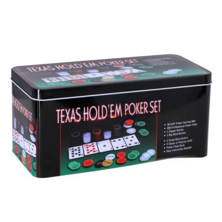 Pokerset In Blik 200 Delig |