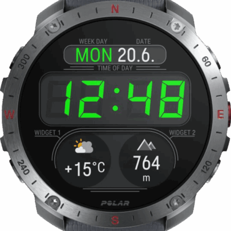 Polar Grit X 2 Pro Zilver