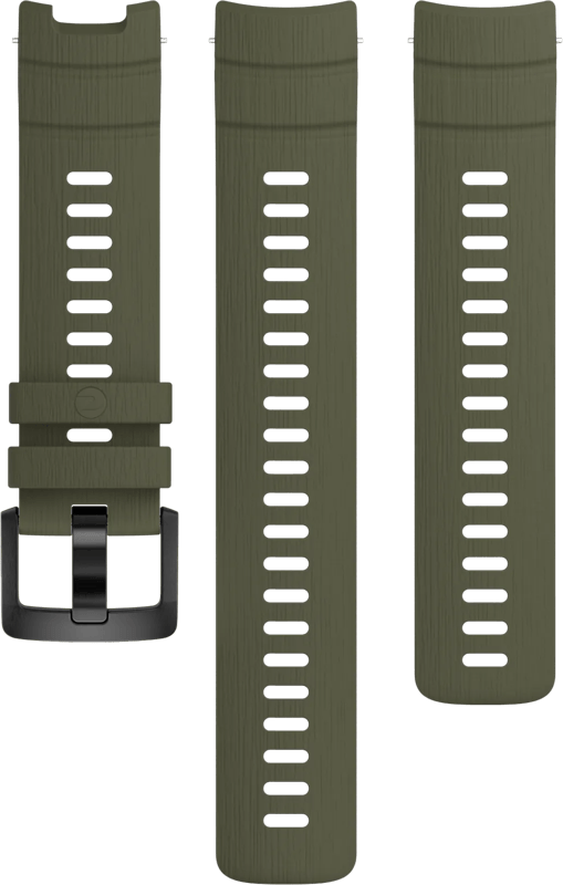Polar Siliconen Bandje Groen 22mm S/L