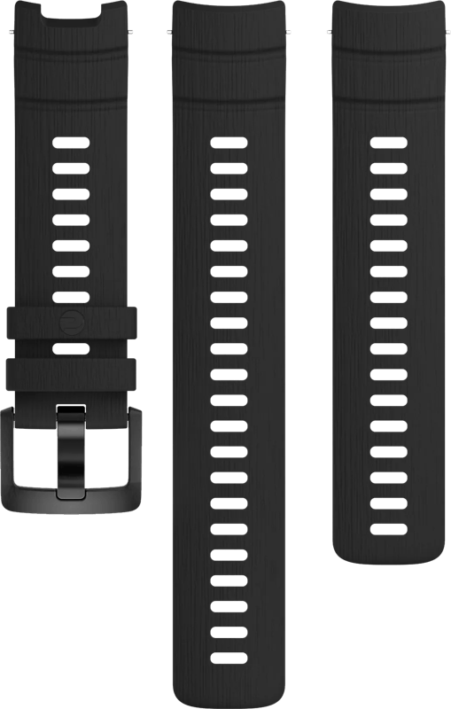 Polar Street X Siliconen Bandje Zwart 22mm S/L