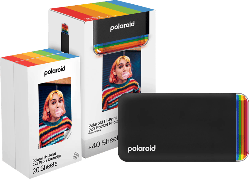 Polaroid Everything Box Hi-Print 2x3 Gen 2 Zwart