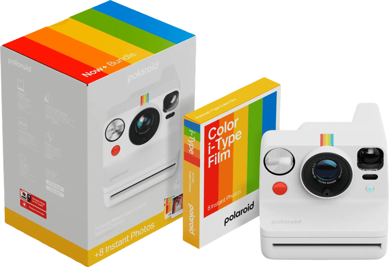 Polaroid Now+ 3 Wit + Color Film (8 stuks)
