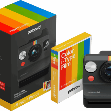 Polaroid Now 3 Zwart + Color Film (8 stuks)
