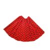 Polka Swing Skirt Red Black 25 inch | Fiftiesstore