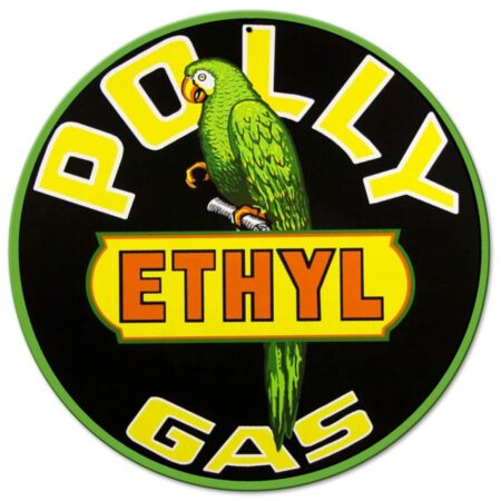 Polly Gas Ethyl Zwaar Metalen Bord - 36 cm ø | Polly Gas