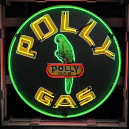 Polly Gas Neon Verlichting XL 100 x 100 cm - Groen