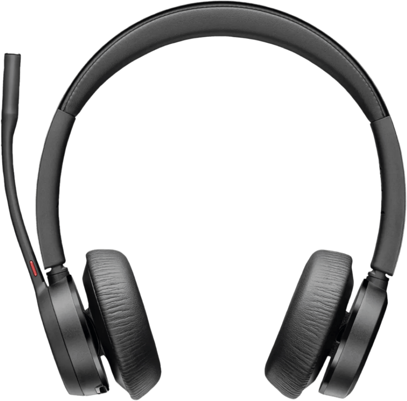 Poly Voyager 4320-M MS Draadloze Office Headset + Oplaadstandaard