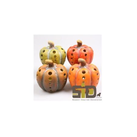 Pompoen met LED verlichting h14cm | Season Inspired Decoration
