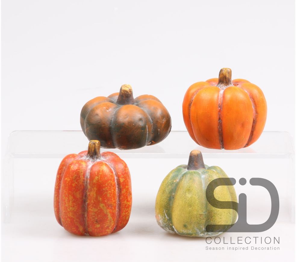 Pompoen polystone klein 5x5x6cm | Season Inspired Decoration