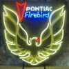 Pontiac Firebird Neon Verlichting 60 x 60 cm - Geel