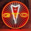 Pontiac GTO Logo Neon Verlichting 60 cm - Oranje