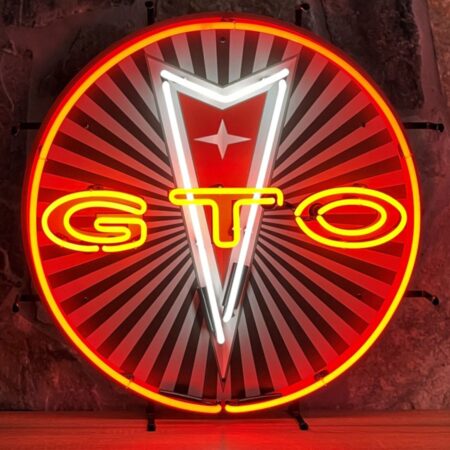 Pontiac GTO Logo Neon Verlichting 60 cm - Oranje