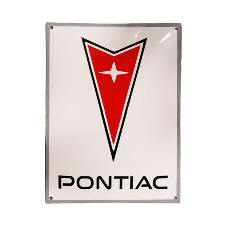 Pontiac Logo Emaille Bord - 40 x 30cm | Pontiac