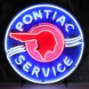 Pontiac Service Neon Verlichting - 65 x 65 cm | Pontiac