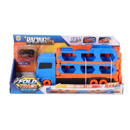 Pop-up Auto Transporter Met 2 Metal Auto's |