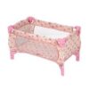 Poppenbed Opvouwbaar Roze Bloem |