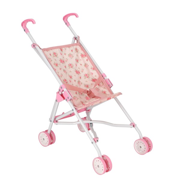 Poppenbuggy Roze Bloem |